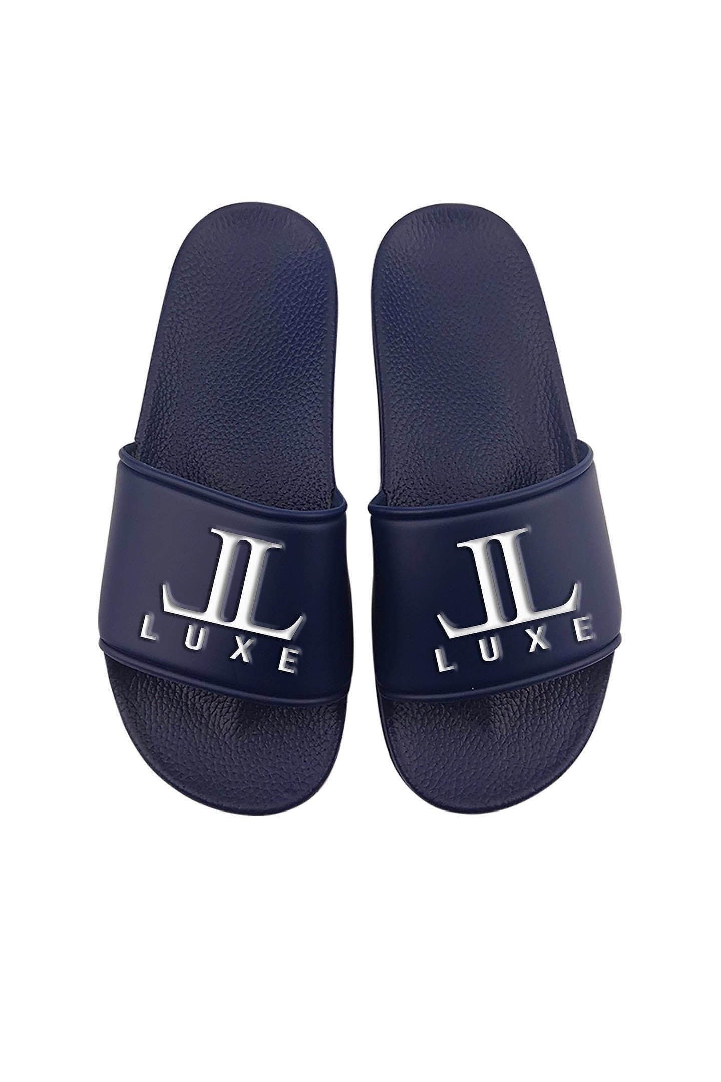 Louis Vuitton SLide Grey Blue
